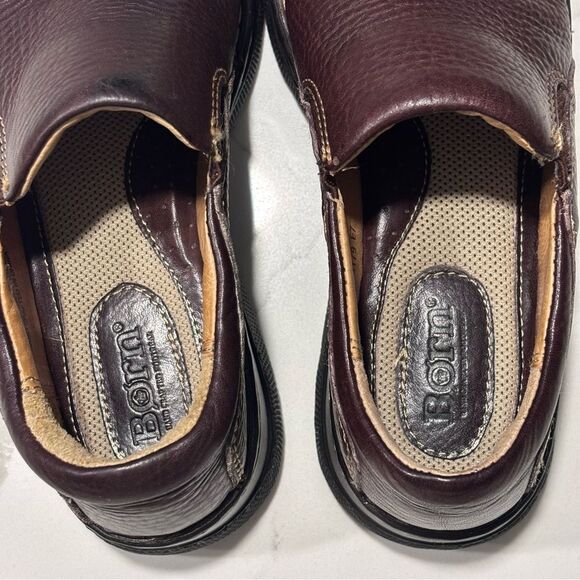Born | Handcrafted Footwear Women’s Brown Pebbled Leather Slip on Loafers Size 6 - Picture 7 of 14